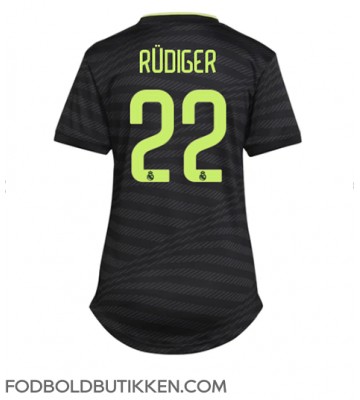 Real Madrid Antonio Rudiger #22 Tredjetrøje Dame 2022-23 Kortærmet